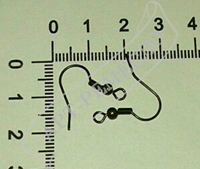 Швензы-крючки, цвет бронза, 9*16*0,5, 1 пара