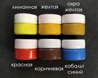 Краска акриловая для ткани ЛИМОННАЯ, OLKI, 28 мл