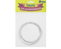 Проволока металлическая, 5 шт. по 80 см, D= 1 мм, цвет серебристый, 1 уп