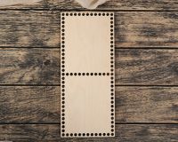 Заготовка для вязания ПРЯМОУГОЛЬНИК, фанера 35*15 см, 1 шт