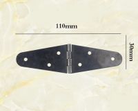 Петля, цвет темный металл, 110*30 мм, 180°, 1шт