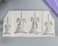 Молд КОЛОКОЛЬЧИКИ 4, 11*5,6*1 см, 1 шт