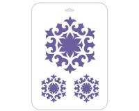 Трафарет ОРНАМЕНТАЛЬНАЯ РОЗЕТКА, 22*31 см, 1 шт