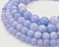 Бусины АНГЕЛИТ небесный, 8 мм, 12 шт