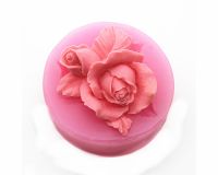 Форма силиконовая 3D, РОЗА И БУТОН, 1 шт
