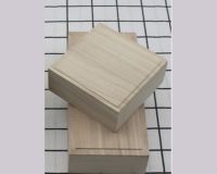 Шкатулка квадратная , крышка с фаской,11*11*4,6 см
