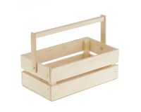 Ящик - кашпо с ручкой, 25*13*9 см, 1 шт