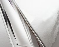 Кожзам СЕРЕБРО глянец 22*30 см , 1 лист