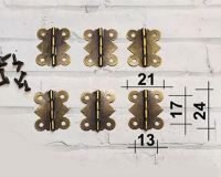 Петля БАБОЧКА, 24*21 мм, угол открывания 270°, 2 шт