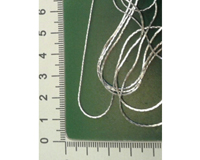 Цепочка тонкая КОБРА, цвет серебро светлое, 0,5